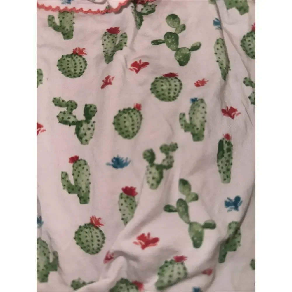 Mud Pie Baby Girl Romper with Cactus print Size 12-18 Months